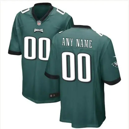 Customizable Philadelphia Eagles Nike Midnight Green Game Jersey for football fans