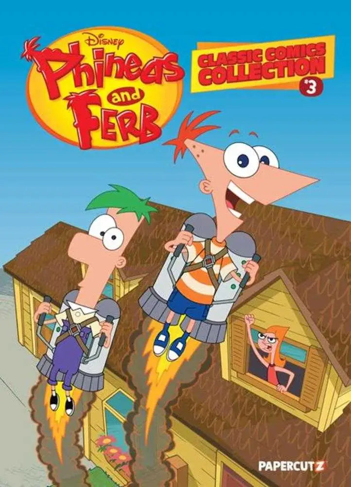 Phineas and Ferb comic book cover from classic comics collection Hardcover Volume 03
