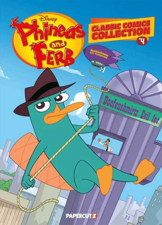 Phineas and Ferb comic book cover from Classic Comics Collection TPB Volume 04