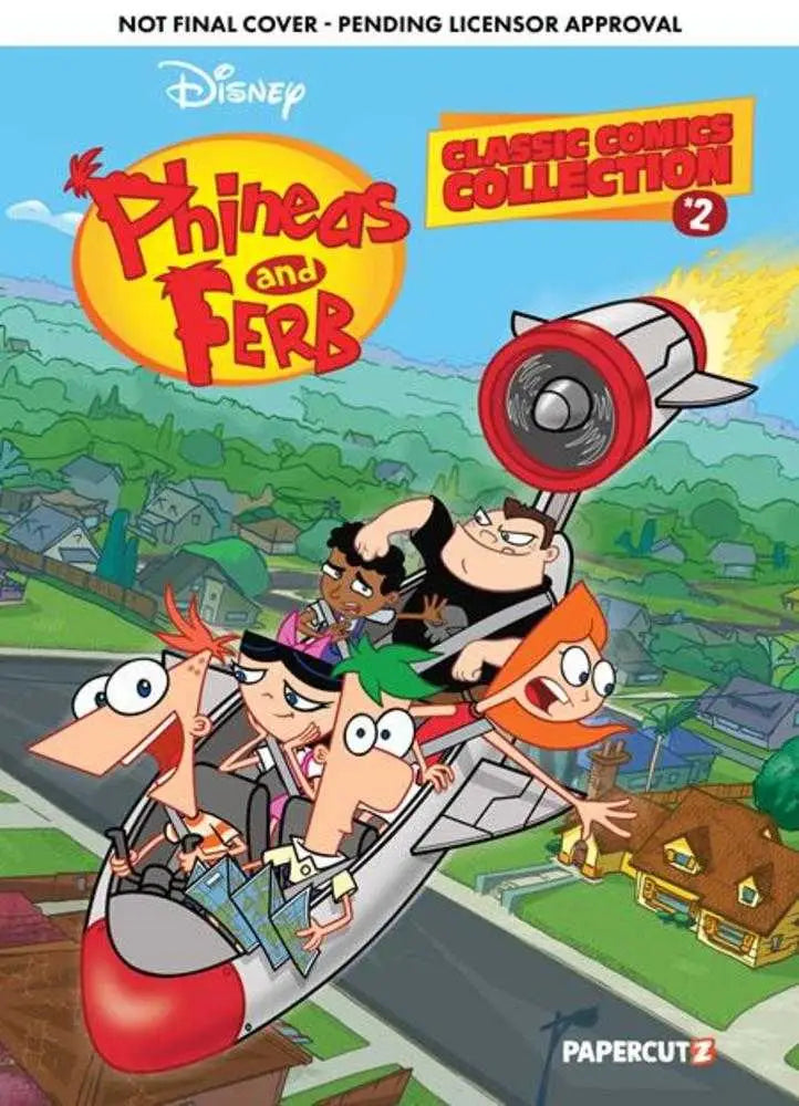 Phineas and Ferb comic book cover from Ferb Classic Comics Collector’s Hardcover Volume 02
