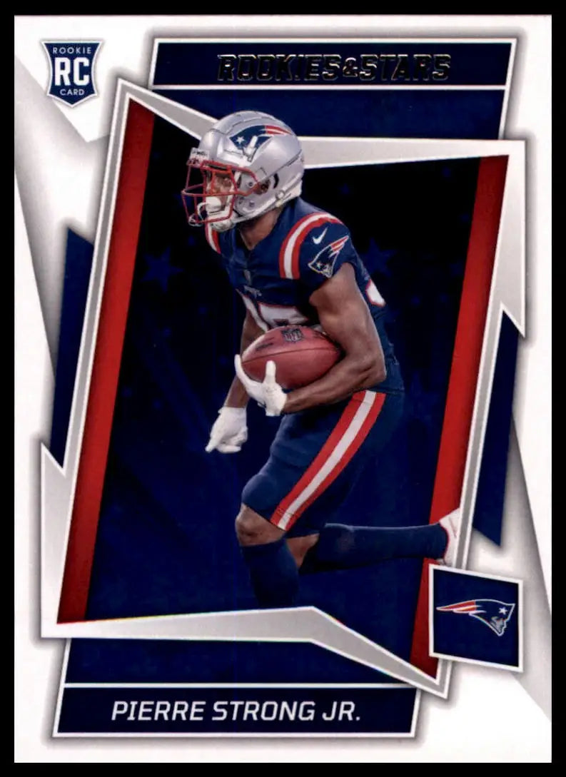 Pierre Strong Jr. rookie football card Panini Rookies 2022 Patriots collectible