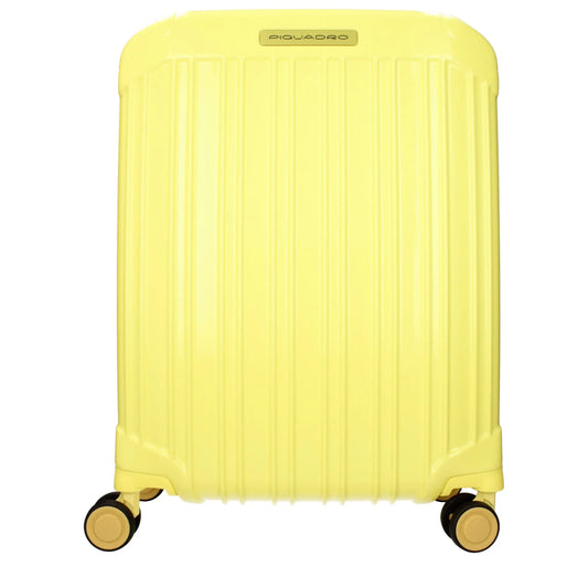 Piquadro Yellow Polycarbonate Luggage And Travel - Luggage