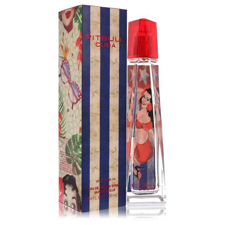 Pitbull Cuba by Pitbull - Eau De Parfum Spray 3.4 oz - Women / Medium - Eau De Parfum Spray 3.4 oz