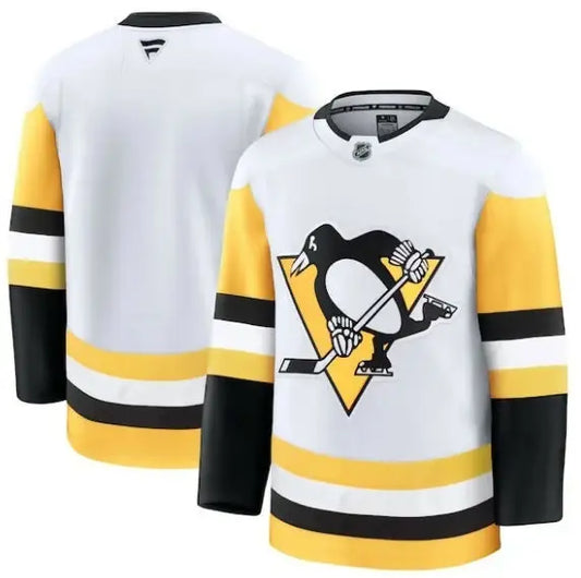White Pittsburgh Penguins Away Premium Jersey featuring team penguin logo