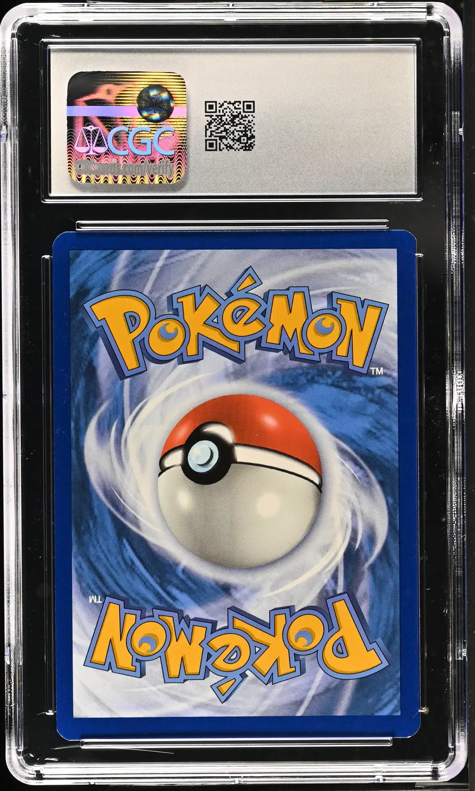 Graded Pokémon trading card in clear slab GG22 GG70 English CGC 8.5 Crown Zenith