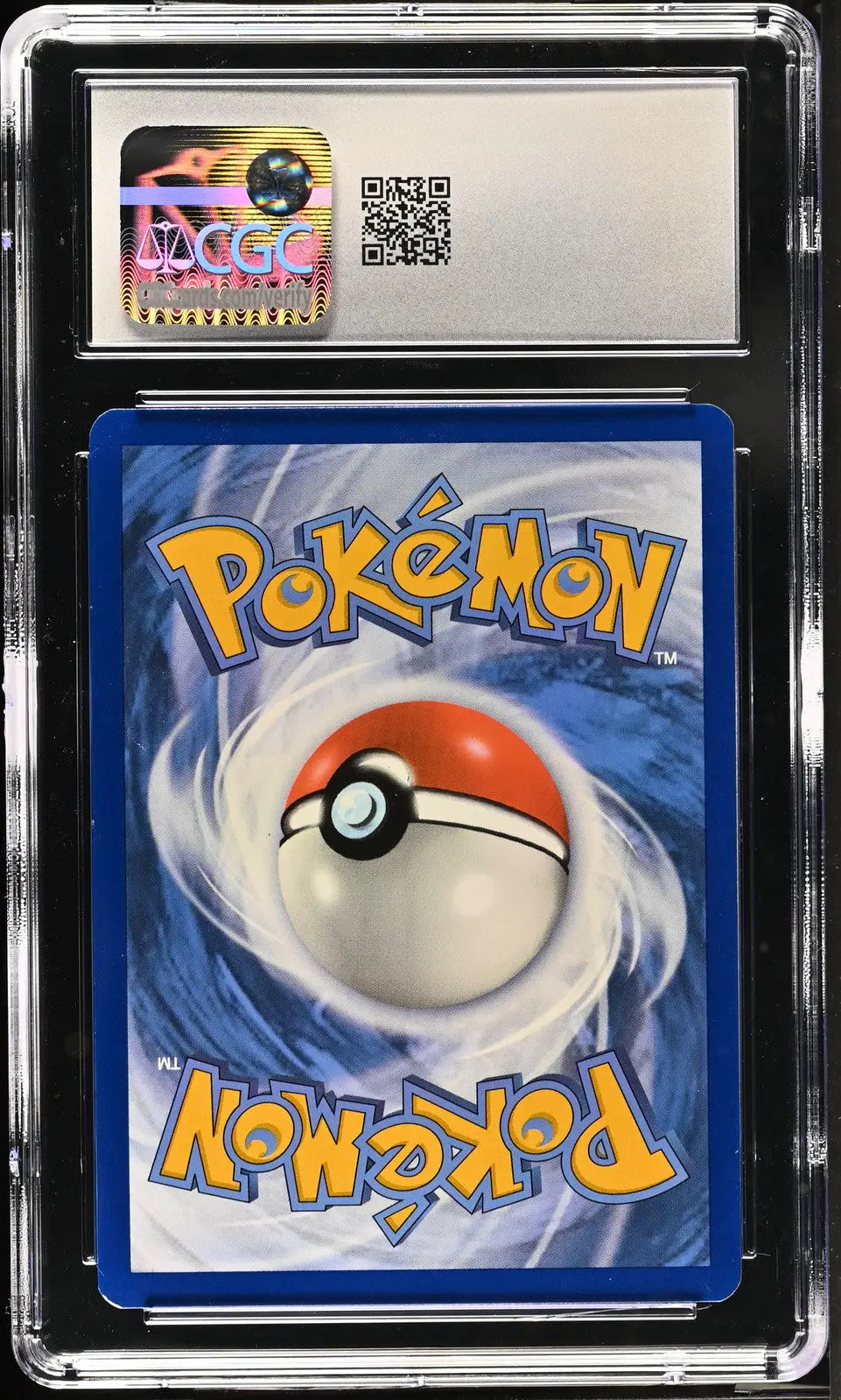 Pokémon Kingambit English CGC graded trading card back view from Pokémon Scarlet & Violet