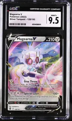 Graded Magearna V Pokemon card English CGC 9.5 Silver Tempest 2022