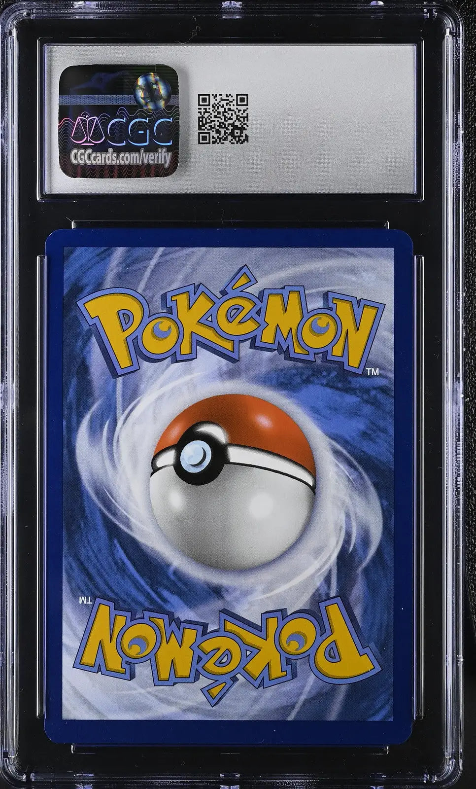 Graded Pokémon Morty’s Conviction trading card in protective case from Temporal Forces 2024