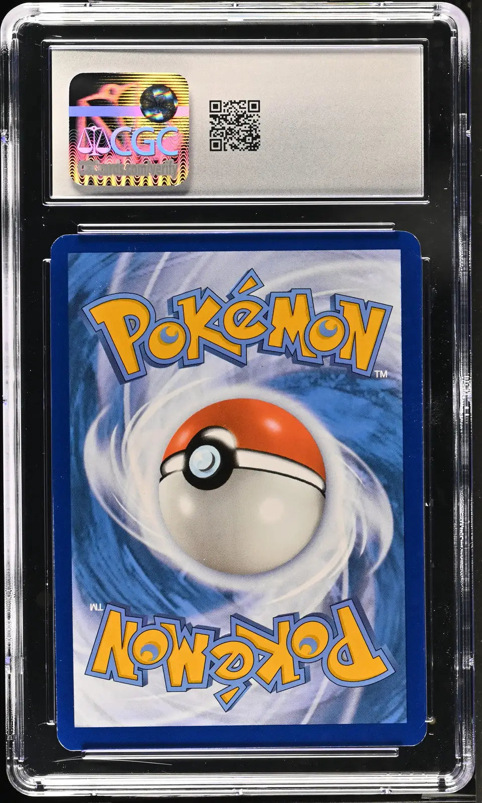 English CGC graded Pokémon Pidgeotto card back with Poké Ball design from Obsidian Flames