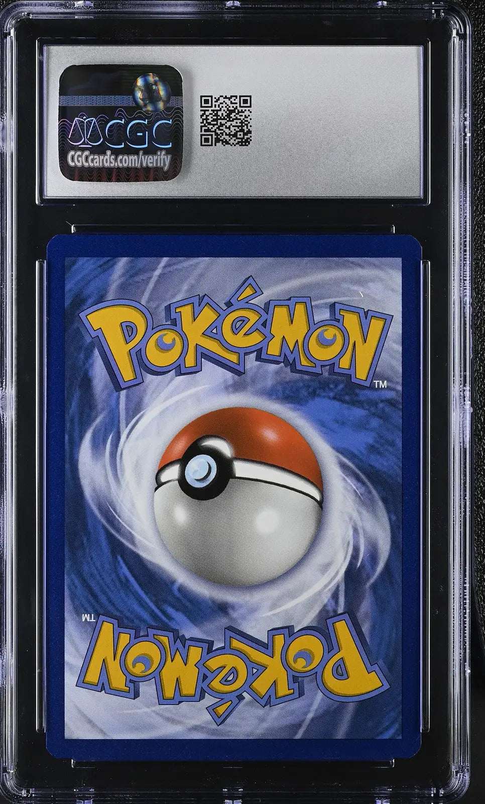 Graded Pokémon trading card of Pokémon Pikachu from Cosmic Eclipse with English CGC 8.5