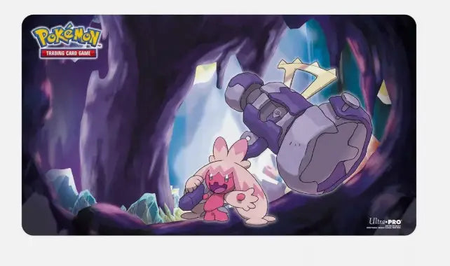 Pokémon Playmat: Tinkaton with non-slip rubber backing and soft fabric for gaming