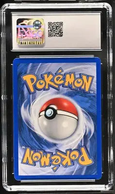 Graded Pokémon Poliwag Neo Discovery 1st Ed English CGC 8 holographic card with QR