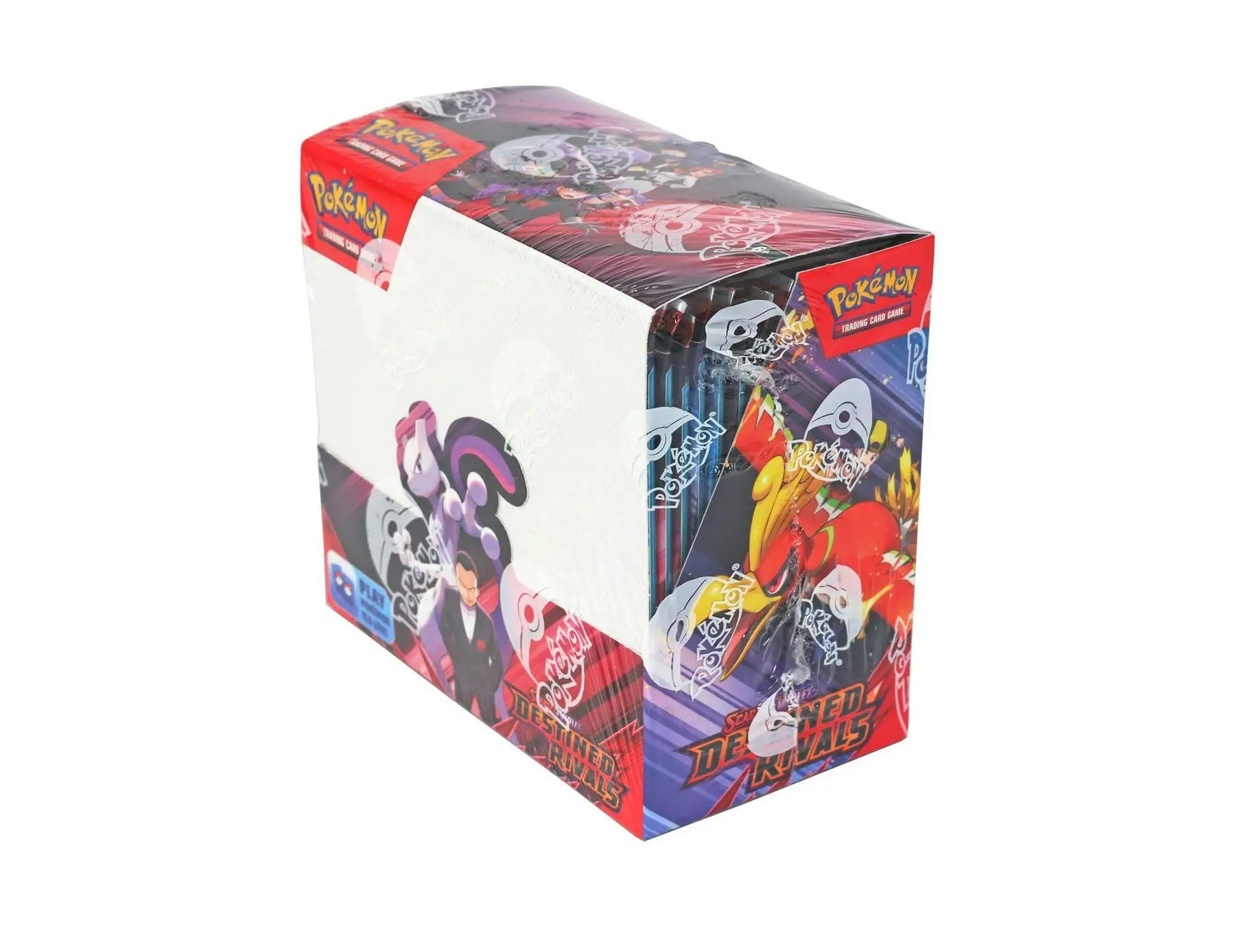 Sealed Pokemon Scarlet & Violet Destined Rivals Booster Box with trainer cards and special illustrations