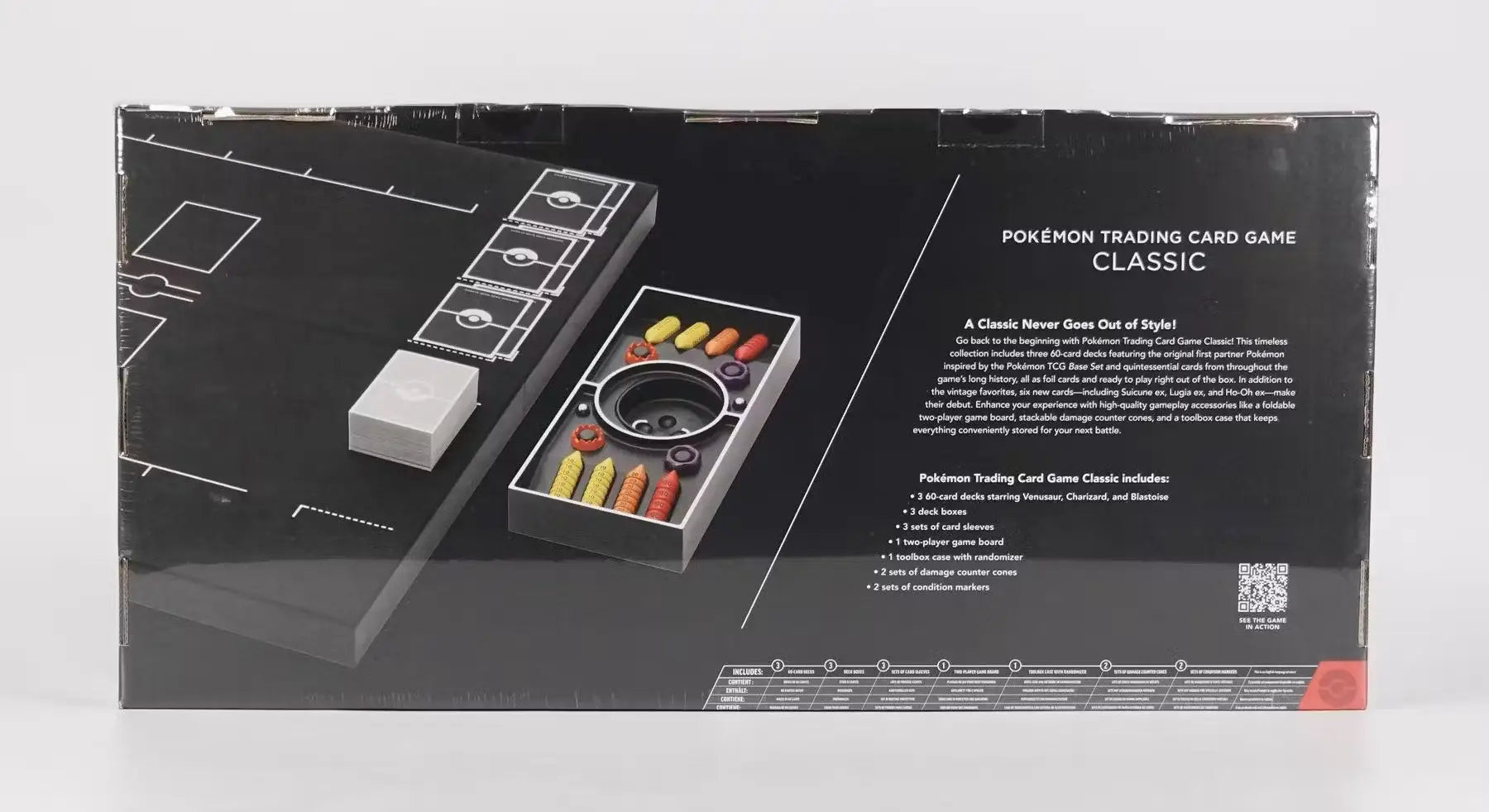 Pokemon Trading Card Game Classic Box with collectible trading card game pack
