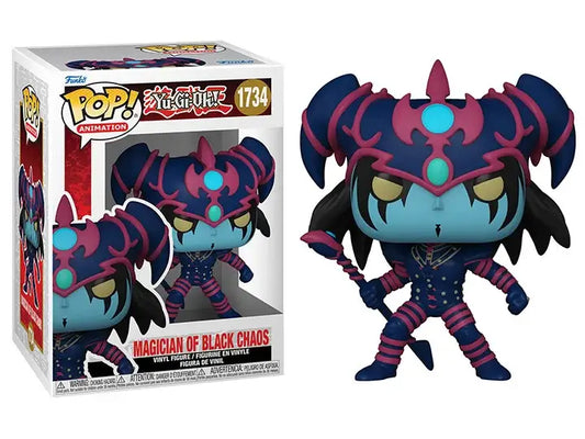 Vinyl figure of Magician of Black Chaos from Pop Animation, featuring dark armored spellcaster