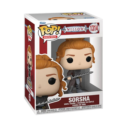 Funko Pop! vinyl figure of Sorsha from Willow, perfect for trading cards enthusiasts