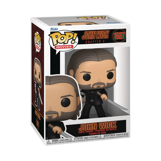 John Wick Funko Pop! vinyl figure in combat stance wearing black clothing