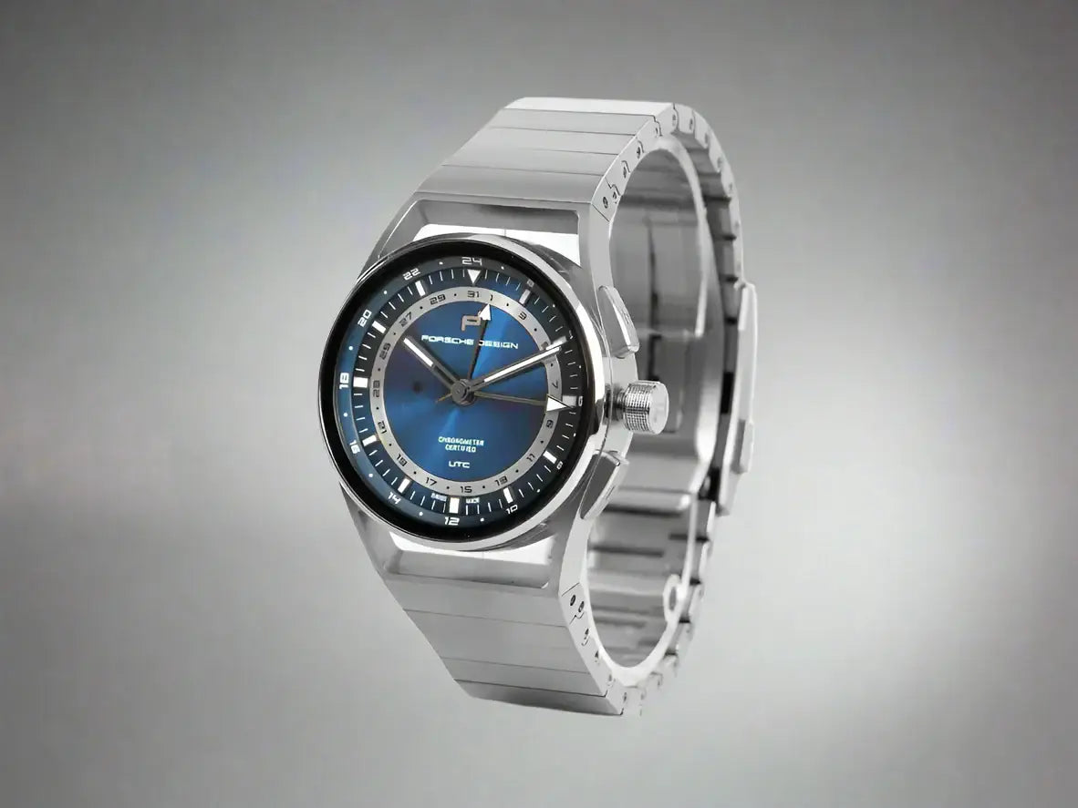 Porsche Design 1919 Automatic Watch with stainless steel case and deep blue dial