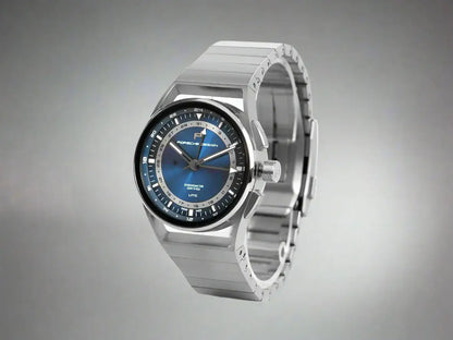 Porsche Design 1919 Automatic Watch with stainless steel case and deep blue dial