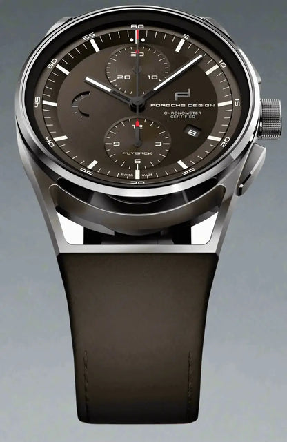 Porsche Design 1919 Brown Chronotimer Flyback Automatic Timepiece with dark brown dial