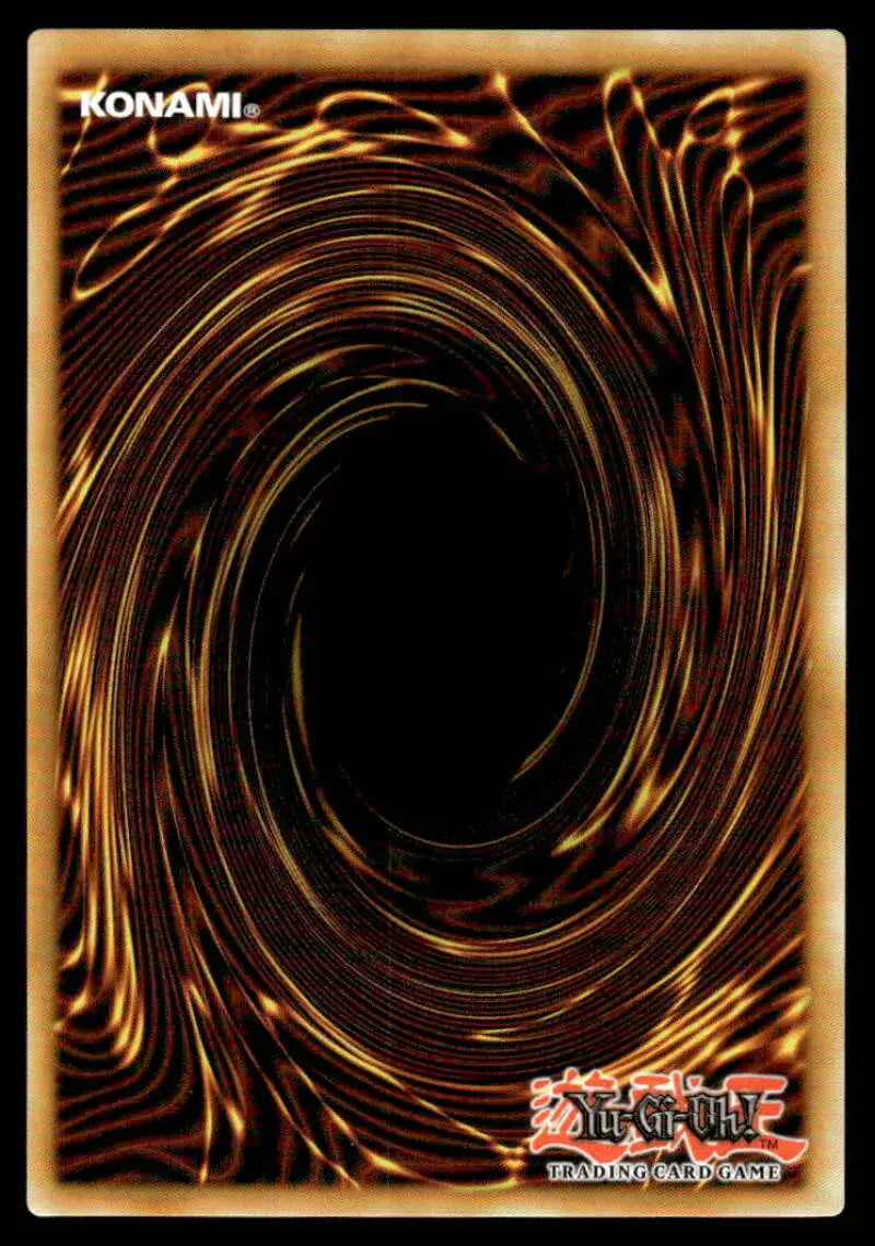 Yu-Gi-Oh trading card back with brown and gold spiral for Power of the Elements POTE-EN005 Spright Pixies