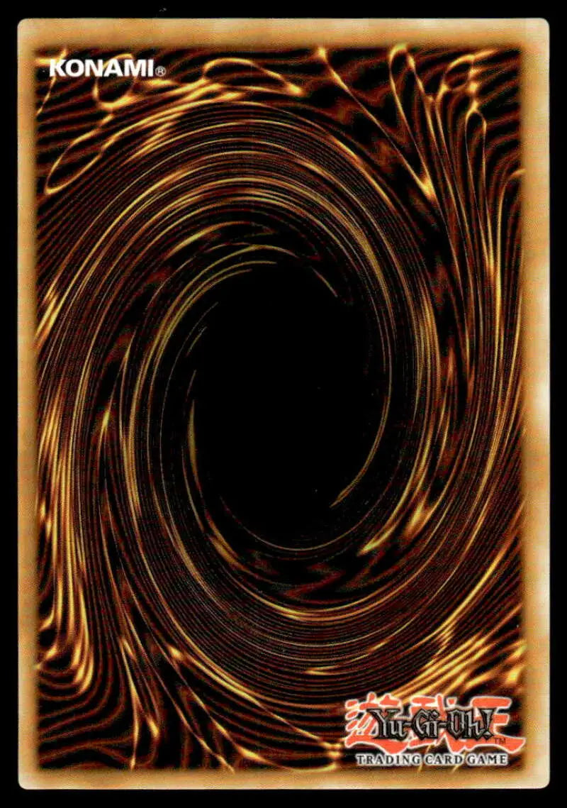 Yu-Gi-Oh! trading card back with brown and gold spiral for POTE-EN021 Brilliant Rose