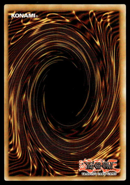 Yu-Gi-Oh! trading card back with brown and gold spiral for POTE-EN021 Brilliant Rose