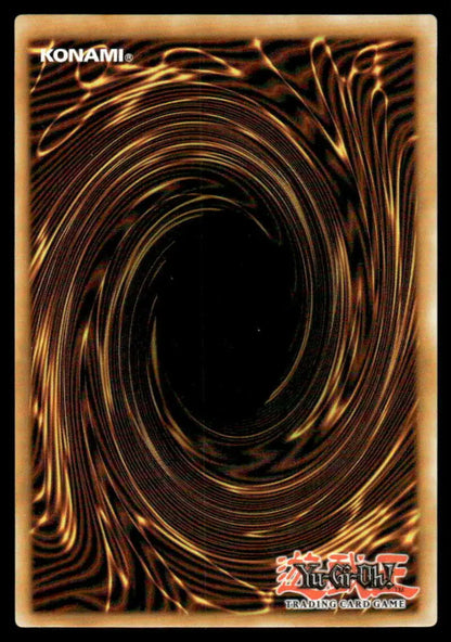 Swirling golden-brown spiral pattern on Melffy Wally Yu-Gi-Oh trading card design