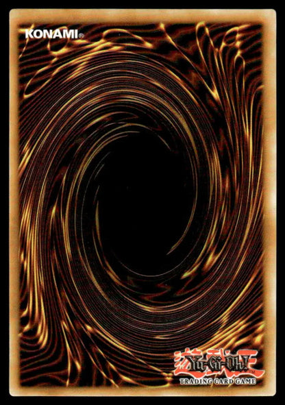 Yu-Gi-Oh trading card back showcasing dark spiral and golden swirls for Melffy Wally