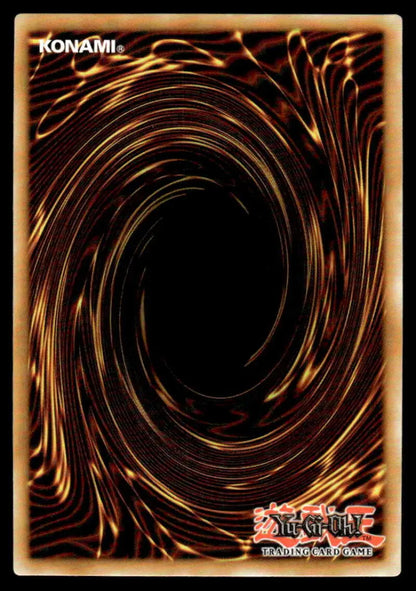 Yu-Gi-Oh trading card back with brown and black spiral vortex pattern from Power of the Elements