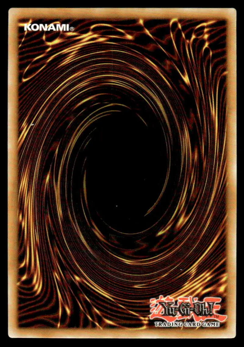 Brown and gold spiral vortex pattern on Power of the Elements POTE-EN024 Scar Yu-Gi-Oh trading card