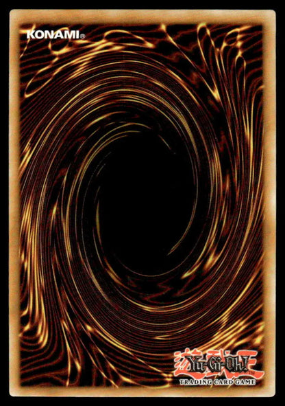 Yu-Gi-Oh Trading Card back with brown and gold spiral for Vendread Yu-Gi-Oh