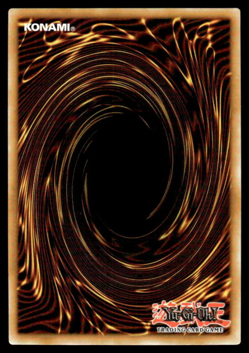 Yu-Gi-Oh! trading card back with spiral pattern for Gunkan Suship Shari Red #POTE-EN026