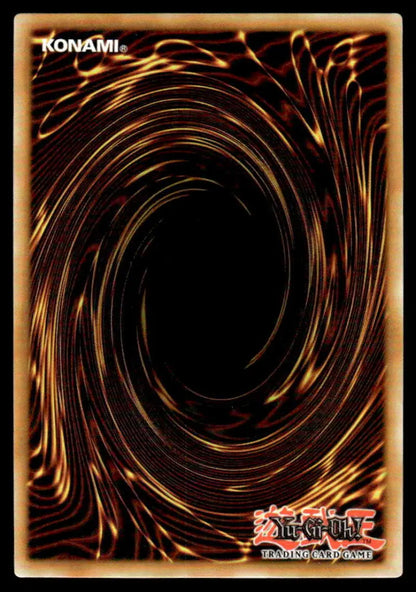 Yu-Gi-Oh trading card back with brown and black vortex pattern for Gunkan Suship Shari Red