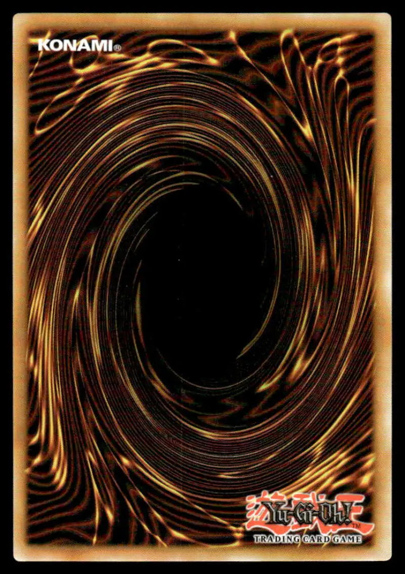 Classic Yu-Gi-Oh! card back with spiral design from Rikka Princess Yu-Gi-Oh trading card