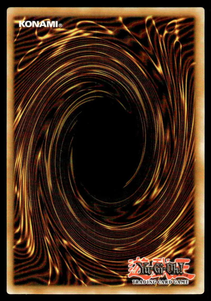 Yu-Gi-Oh trading card back with brown and gold vortex for Hidden Gem of the Seafront