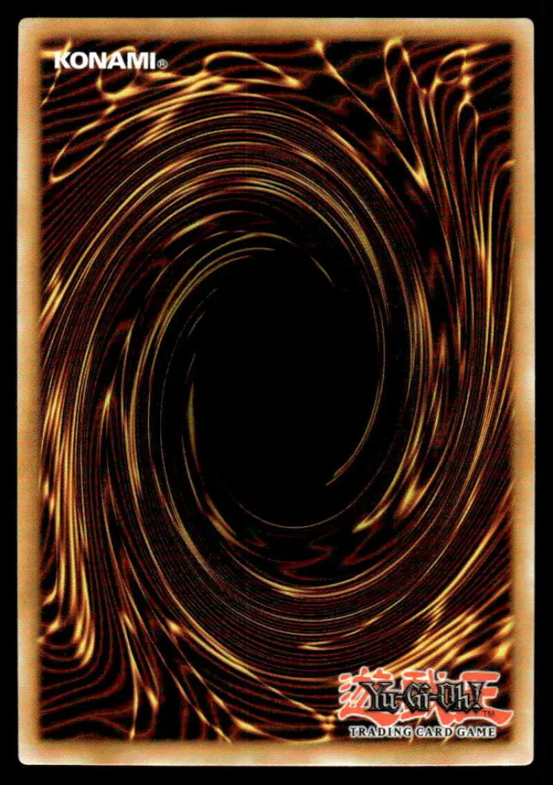 Yu-Gi-Oh Power of the Elements Ravenous Vendread card back with spiral vortex pattern