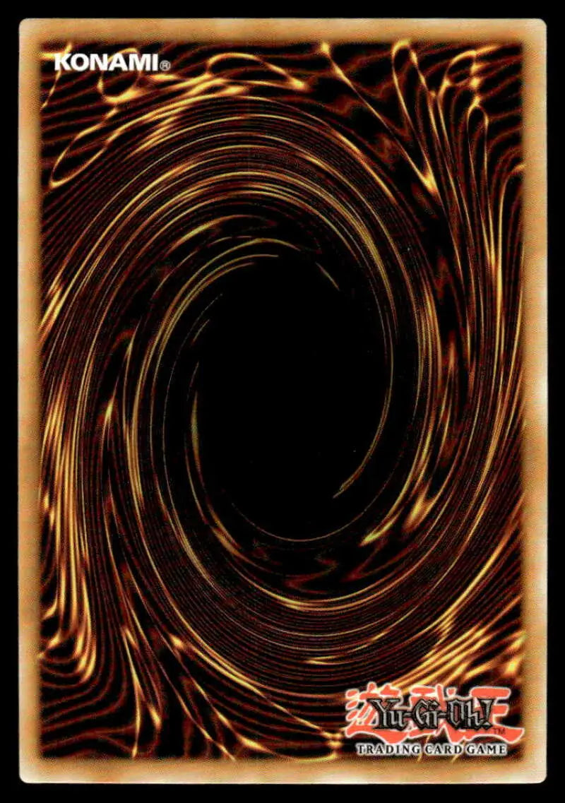 Yu-Gi-Oh! trading card back with brown and gold spiral for Digit Jamming Yu-Gi-Oh!