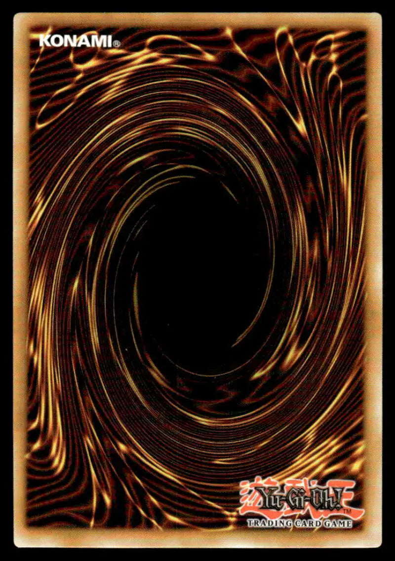 Yu-Gi-Oh trading card back featuring a brown and black spiral vortex pattern