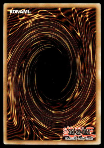 Yu-Gi-Oh trading card back with brown and gold spiral vortex, featuring Flower Buds design