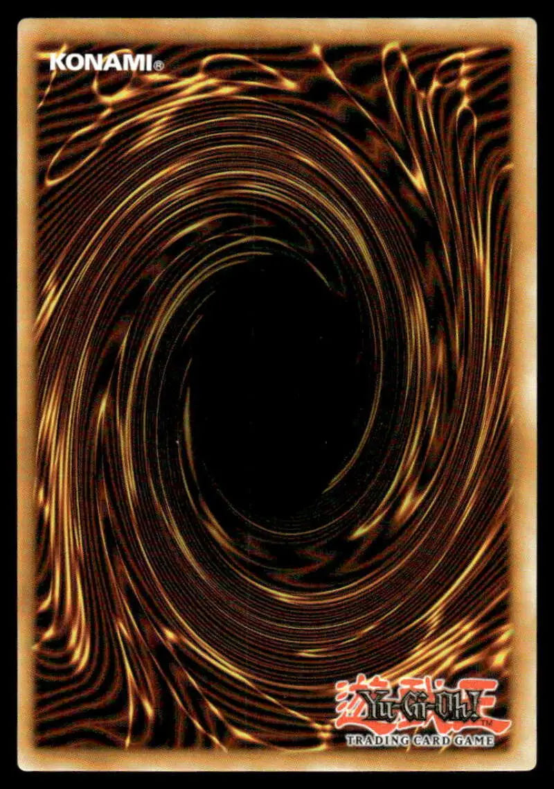 Classic Yu-Gi-Oh! trading card back with brown gold spiral for POTE-EN083 Pitknight Earlie