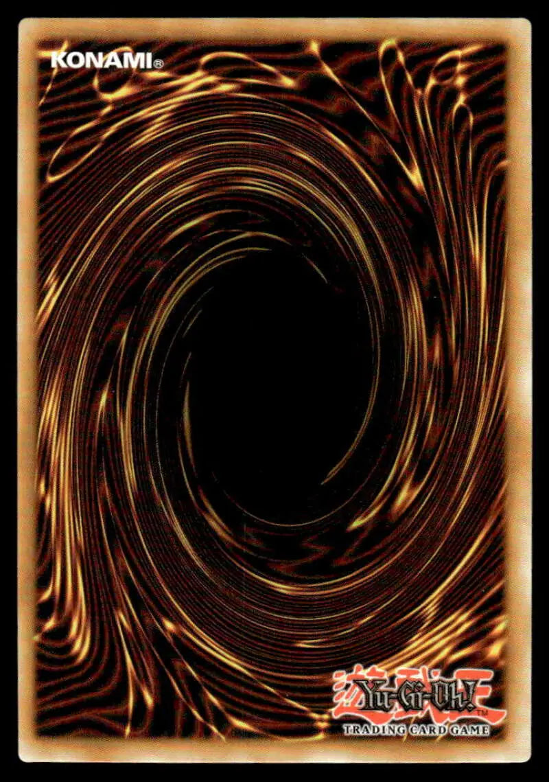 Yu-Gi-Oh! trading card back with brown and gold spiral for POTE-EN094 Gadget Gamer