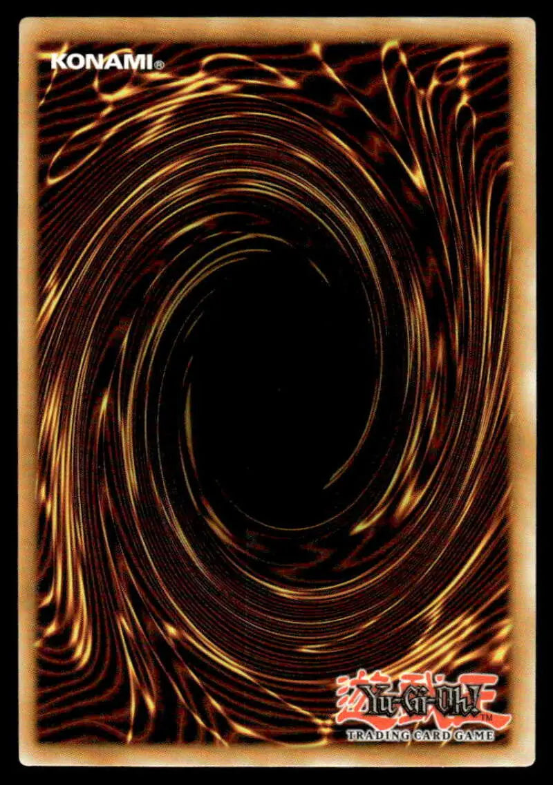 Yu-Gi-Oh Trading Card back design featuring brown and gold vortex for POTE-EN095 Morphtronic Scannen