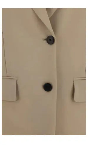 PRADA BEIGE WOMEN’S BLAZER JACKET - IT40 | M - Blazer