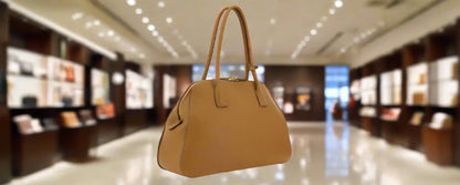 PRADA brown leather SHOULDER BAG ITALY - Handbags