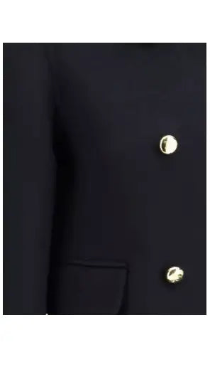 PRADA charcoal women’s double breasted virgin wool jacket ITALY - Jackets