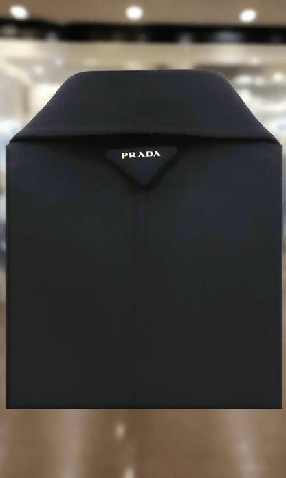 PRADA charcoal women’s double breasted virgin wool jacket ITALY - Jackets