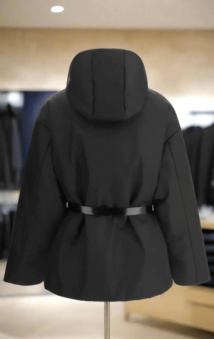 PRADA women’s black belted JACKET ITALY - Jackets