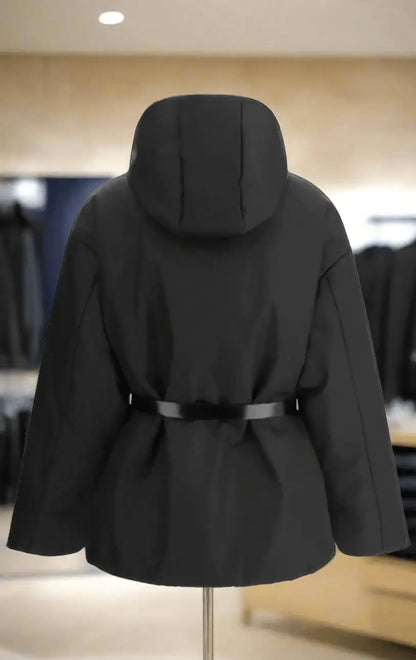 PRADA women’s black belted JACKET ITALY - Jackets