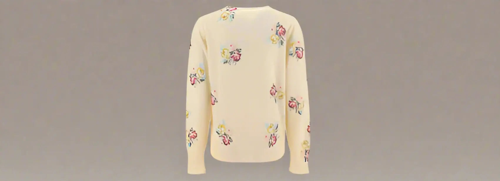 PRADA women’s floral virgin Wool CARDIGAN ITALY - Sweaters
